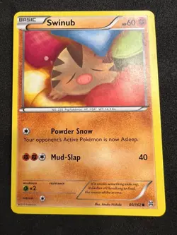 Swinub 80/162 Common BREAKthrough Pokemon 2015 - Image 1