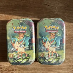 Pokemon TCG Prismatic Evolutions Mini Tin x 2 New and Sealed - Image 1
