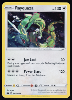 Rayquaza SWSH029 Pokemon Sword & Shield Premium Collection Promo English - Image 1
