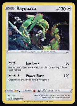 Rayquaza SWSH029 Pokemon Sword & Shield Premium Collection Promo English - Image 4