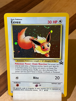 Eevee Black Star Promo #11 Spiral WoTC *Original Owner* 2000 Pokemon - Image 3