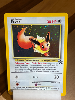 Eevee Black Star Promo #11 Spiral WoTC *Original Owner* 2000 Pokemon - Image 5