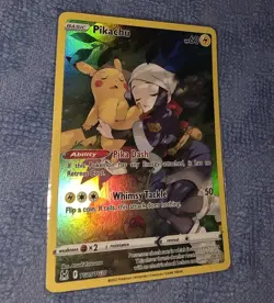 CUDDLE BUDDY PIKACHU TG05/TH30 LOST ORIGIN TRAINER GALLERY POKEMON TCG- NM-MINT - Image 2