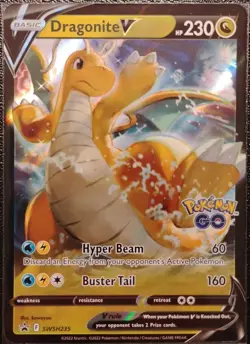 Dragonite V SWSH235 SWSH Black Star Promo Pokemon NM - Image 1