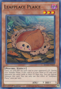 Yugioh! 1x Leafplace Plaice BACH-EN029 Common 1st Ed NM - Image 3