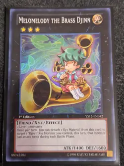 Yu-Gi-Oh! Melomelody the Brass Djinn YS12-EN042 Super Rare 1st Edition VLP - Image 1