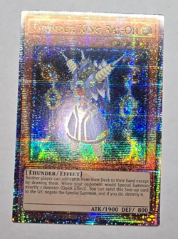 Yu-Gi-Oh! Thunder King Rai-Oh - NM - Quarter Century Secret Rare - RA03-EN206 - Image 1