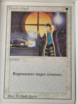 Death Ward - Revised Edition Core Set - Magic the Gathering MTG Nice! - Image 1