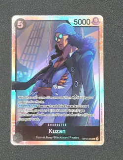 Kuzan OP10 082 FOIL SR ONE PIECE ROYAL BLOOD TCG - Image 1