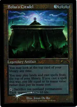 MTG: WPN & Gateway Promos: Foil Retro Frame Bolas's Citadel: LP Condition - Image 1