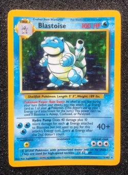 Blastoise Base Set Unlimited HOLO 2/102 Rare Pokemon Card NM WOTC - Image 1