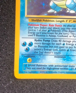 Blastoise Base Set Unlimited HOLO 2/102 Rare Pokemon Card NM WOTC - Image 4