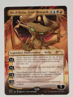 Nicol Bolas, God-Pharaoh (Borderless) [Secret Lair Countdown Kit] Near Mint MTG - Image 1