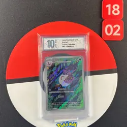Pokemon S-Chinese Sharp Awakening Arbok CSV7C 208/204 AR Grade10 - Image 1