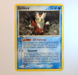 Rare Delibird (Pokemon EX Team Rocket Returns - 2004) Very Lightly Played (VLP) - Image 1
