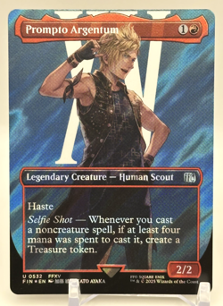 MTG: Final Fantasy Prompto Argentum (Borderless) (Surge Foil) 532 - Image 1