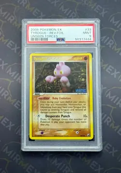Pokemon PSA 9 Tyrogue Reverse Foil #33 EX Unseen Forces 2005 English - Image 2