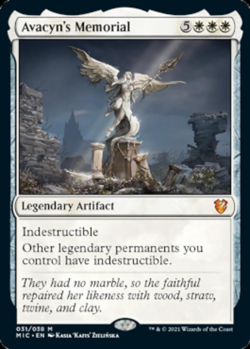 MTG Avacyn's Memorial, Light Play, English Commander: Innistrad: Midnight Hunt - Image 1