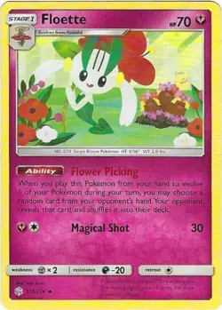 Floette x2 Uncommon 151/236 Cosmic Eclipse Pokemon 820650803451 - Image 1