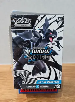 Pokemon Boosterbundle Karmesin & Purpur Schwarze Blitze Franzosisch NEU OVP 4813 - Image 1