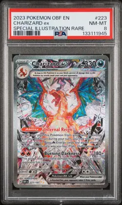2023 Pokemon Obf En-Obsidian Flames 223 Charizard Ex Special Illustration Rare - - Image 1