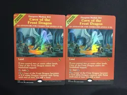 MTG Cave of the Frost Dragon Module x2 Foil - Image 1