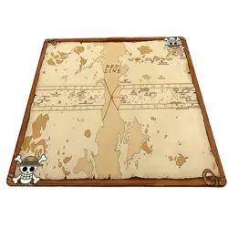 2 Player Cloth Game Mat - One Piece Grand Line World Map Playmat Stoff - Image 2