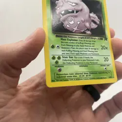 Pokemon Card 2000 Vintage Team Rocket Holo DARK WEEZING 14/83 - Image 2