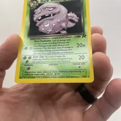 Pokemon Card 2000 Vintage Team Rocket Holo DARK WEEZING 14/83 - Image 3