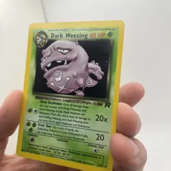 Pokemon Card 2000 Vintage Team Rocket Holo DARK WEEZING 14/83 - Image 4
