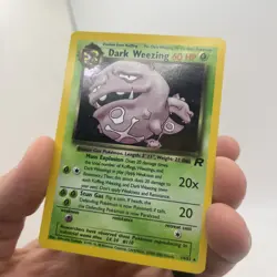 Pokemon Card 2000 Vintage Team Rocket Holo DARK WEEZING 14/83 - Image 5