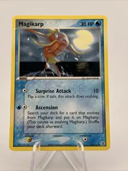 Pokemon TCG Magikarp EX FireRed & LeafGreen Card 67/112 Regular NM 2004 Vintage - Image 1