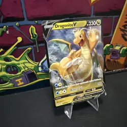 Pokemon TCG Dragonite V 049/078 Pokemon GO Ultra Rare Holo Card NM - Image 2