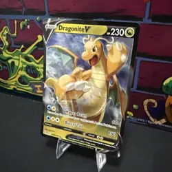 Pokemon TCG Dragonite V 049/078 Pokemon GO Ultra Rare Holo Card NM - Image 3