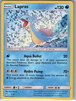 Lapras - 5/12 Holo McDonald's Promos 2019 - Pokemon Card - LP - Image 1