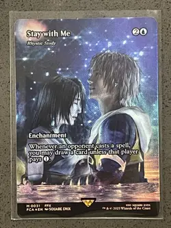 Stay with Me - Rhystic Study (Showcase) Final Fantasy: Through the Ages Foil - Image 1