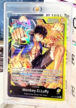 One Piece CCG Monkey.D.Luffy ST13-003 Foil Card Game - Image 3