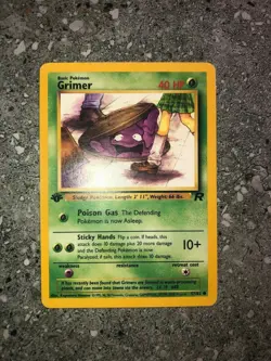 Pokemon TCG Cards 1st Edition Grimer 57/82 Team Rocket - Image 3
