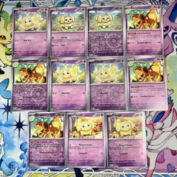 Fidough & Dachsbun Pokemon Collection Set - 11 Card Lot - No Duplicates - LP - Image 1