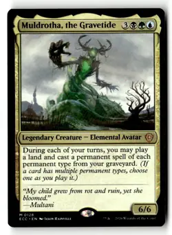 1x MTG Muldrotha, the Gravetide NM Normal M Commander: Lorwyn Eclipsed 128 - Image 1