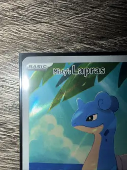 Pokemon TCG Misty's Lapras Destined Rivals 194/182 Illustration Rare - Image 3