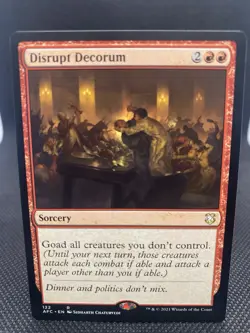 Disrupt Decorum [Dungeons & Dragons: Adventures in the Forgotten Realms MTG NM - Image 1