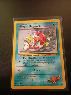 Pokemon TCG Magikarp Gym Challenge Misty's Unlimited - Image 1