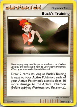 Buck's Training 130/146 Uncommon Legends Awakened Pokemon Near Mint - Image 1