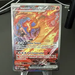 Pokemon TCG Destined Rivals Team Rocket’s Moltres EX 229/182 SIR - Image 1