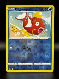 POKEMON MAGIKARP 039/192 REVERSE HOLO REBEL CLASH MP - Image 1