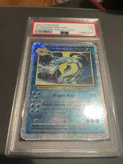 Pokemon Gyarados 12/110 Legendary Collection Reverse Holo Rare 2002 PSA 5 - Image 1
