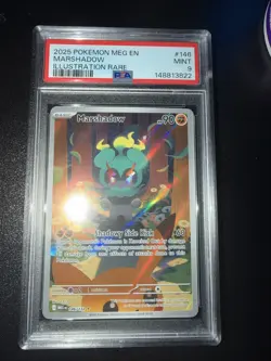 2025 POKEMON JAPANESE M1L-MEGA BRAVE ART RARE #069 MARSHADOW PSA 9 - Image 1