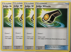 POKEMON 4X JUDGE WHISTLE 146/181 TEAM UP UNCOMMON NEAR MINT-PLAYSET - Image 1