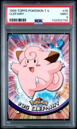 (PSA 9) Pokemon Topps TV – Clefairy #35 - Image 1
